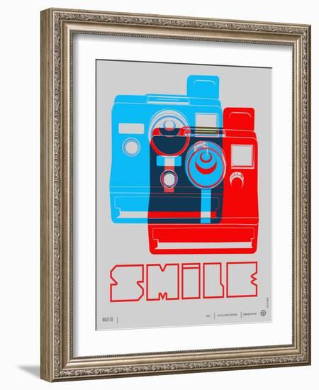 Smile Polaroid Poster-NaxArt-Framed Art Print