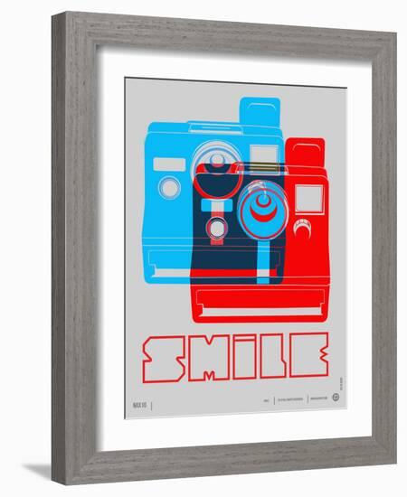 Smile Polaroid Poster-NaxArt-Framed Art Print