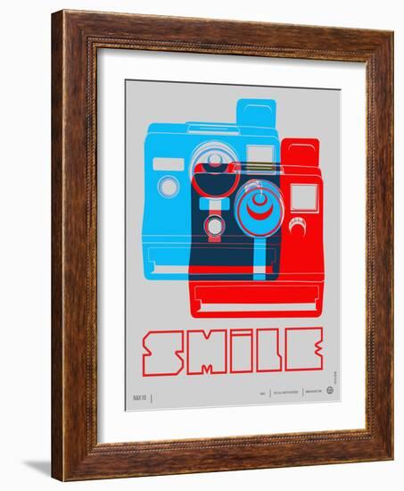 Smile Polaroid Poster-NaxArt-Framed Art Print