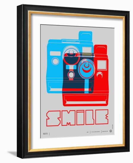 Smile Polaroid Poster-NaxArt-Framed Art Print