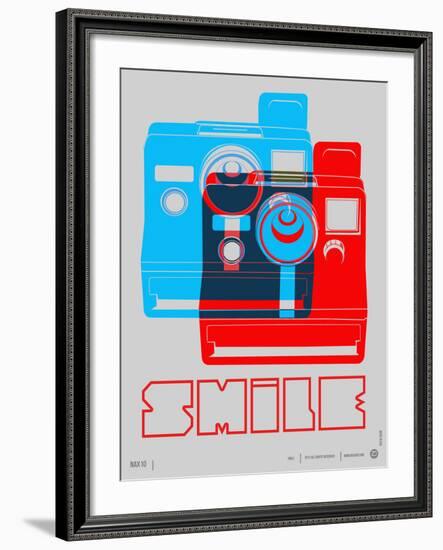 Smile Polaroid Poster-NaxArt-Framed Art Print