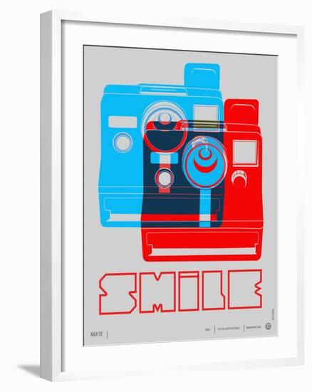 Smile Polaroid Poster-NaxArt-Framed Art Print