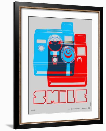 Smile Polaroid Poster-NaxArt-Framed Art Print