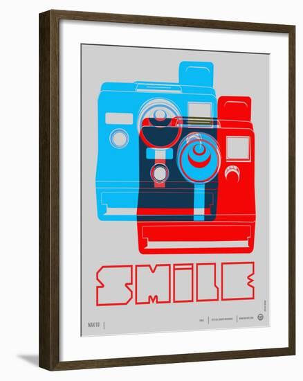 Smile Polaroid Poster-NaxArt-Framed Art Print