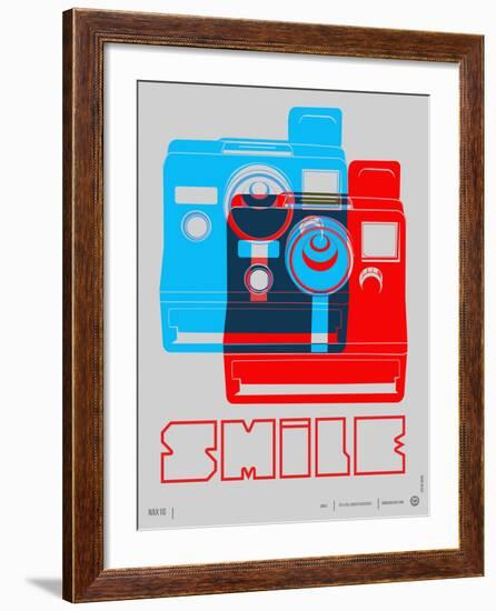 Smile Polaroid Poster-NaxArt-Framed Art Print