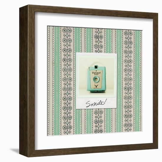 Smile Polaroid-Vicki Dvorak-Framed Art Print