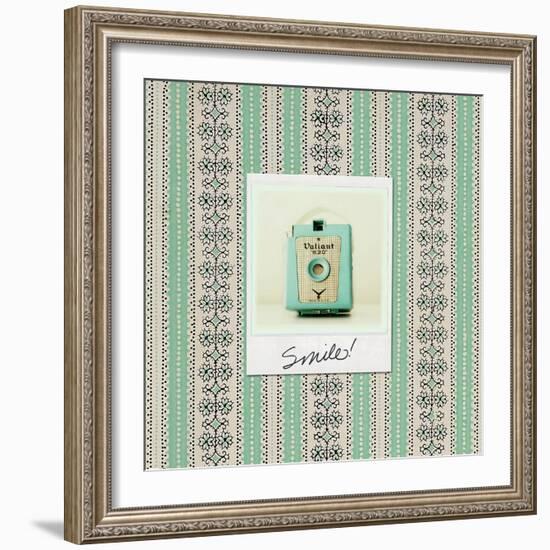 Smile Polaroid-Vicki Dvorak-Framed Art Print