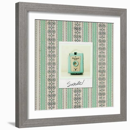 Smile Polaroid-Vicki Dvorak-Framed Art Print