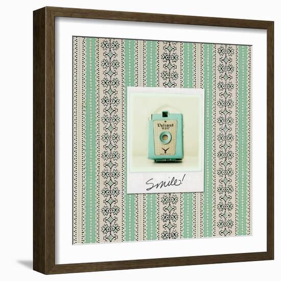 Smile Polaroid-Vicki Dvorak-Framed Art Print