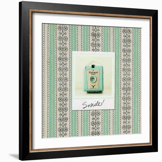 Smile Polaroid-Vicki Dvorak-Framed Art Print