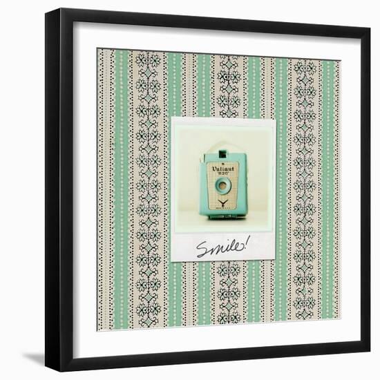 Smile Polaroid-Vicki Dvorak-Framed Art Print