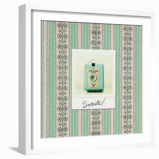 Smile Polaroid-Vicki Dvorak-Framed Art Print