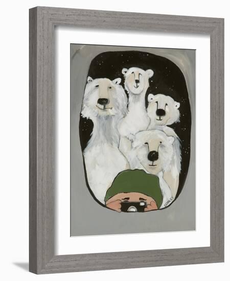 Smile Polars-Jennie Cooley-Framed Giclee Print