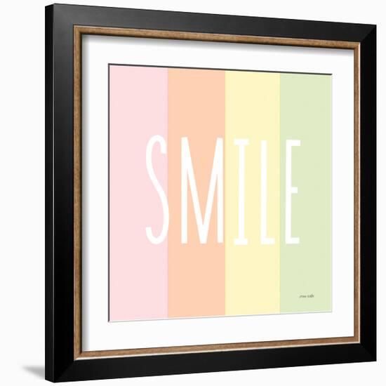 Smile Rainbow-Ann Kelle-Framed Art Print