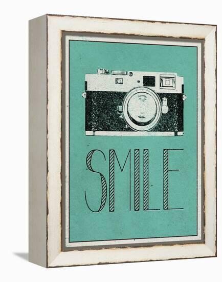 Smile Retro Camera-null-Framed Stretched Canvas