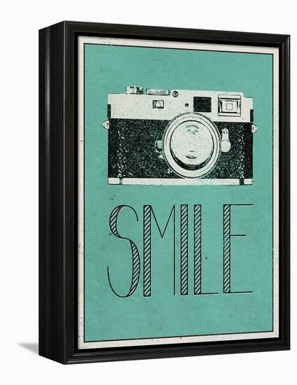 Smile Retro Camera-null-Framed Stretched Canvas