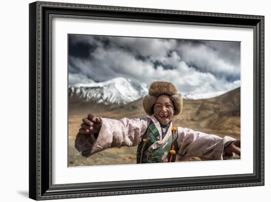 Smile, Tibet-Sarawut Intarob-Framed Photographic Print