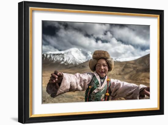 Smile, Tibet-Sarawut Intarob-Framed Photographic Print