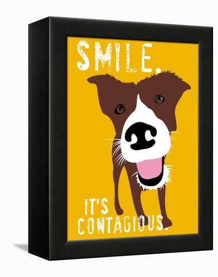 Smile-Ginger Oliphant-Framed Stretched Canvas