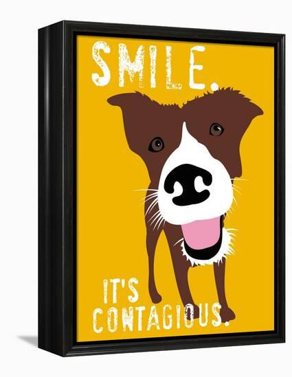 Smile-Ginger Oliphant-Framed Stretched Canvas