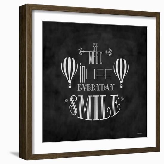 SMILE-Leslie Wing-Framed Giclee Print