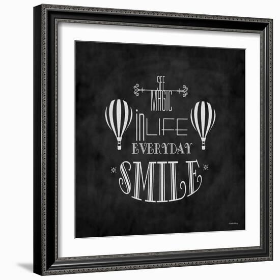 SMILE-Leslie Wing-Framed Giclee Print