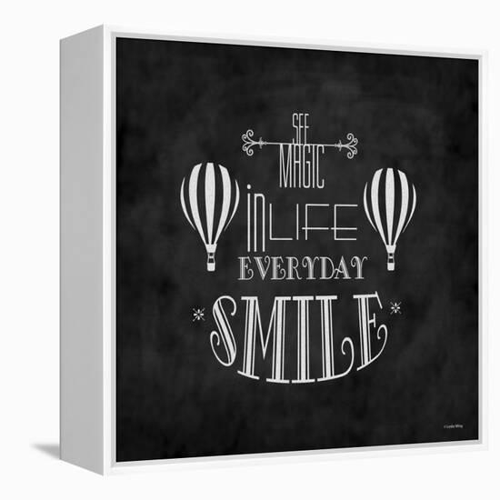 SMILE-Leslie Wing-Framed Premier Image Canvas