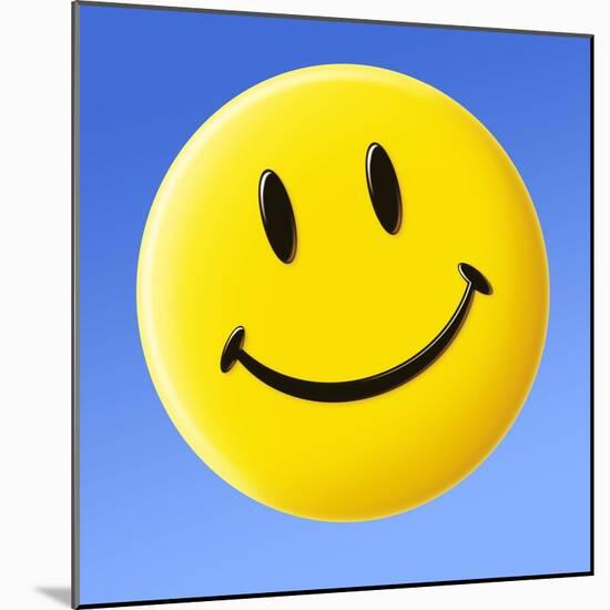 Smiley Face Symbol-Detlev Van Ravenswaay-Mounted Premium Photographic Print