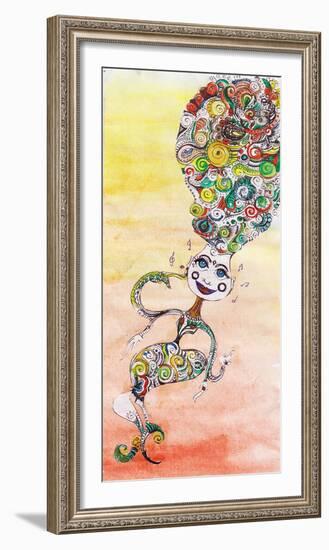 Smiley Genie-Charles Bowman-Framed Photographic Print