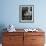 Smiling Architect Frank Lloyd Wright Seated While Wearing Hat-Alfred Eisenstaedt-Framed Premium Photographic Print displayed on a wall