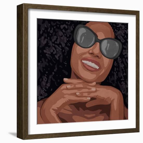 Smiling Beauty-Marcus Prime-Framed Art Print