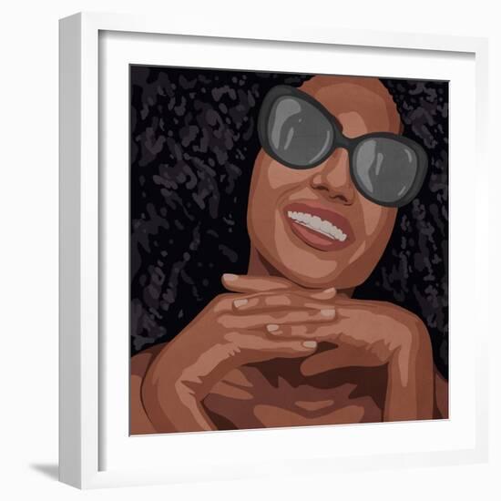 Smiling Beauty-Marcus Prime-Framed Art Print