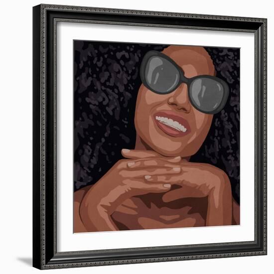 Smiling Beauty-Marcus Prime-Framed Art Print