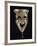 Smiling Mask with Incised Decoration and Attached Glass Eye-null-Framed Giclee Print