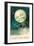 Smiling Moon Doffing Hat-null-Framed Art Print