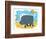 Smiling rhinoceros-Harry Briggs-Framed Giclee Print