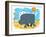 Smiling rhinoceros-Harry Briggs-Framed Giclee Print