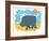 Smiling rhinoceros-Harry Briggs-Framed Giclee Print