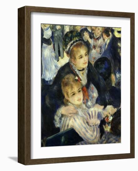 Smiling Women, from Bal Du Moulin De La Galette, Dance at Moulin De La Galette, Paris, 1876, Detail-Pierre-Auguste Renoir-Framed Giclee Print