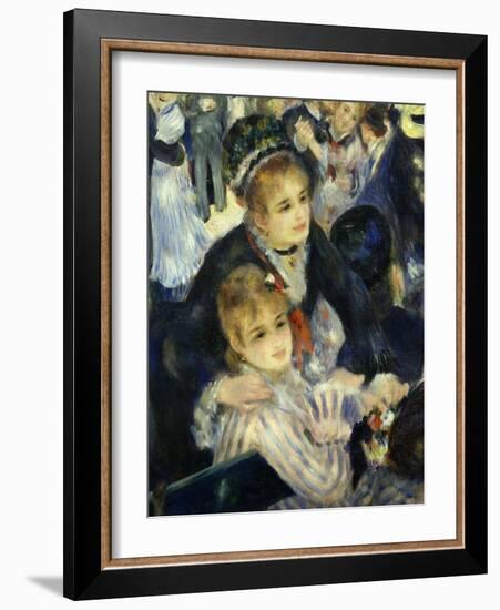 Smiling Women, from Bal Du Moulin De La Galette, Dance at Moulin De La Galette, Paris, 1876, Detail-Pierre-Auguste Renoir-Framed Giclee Print