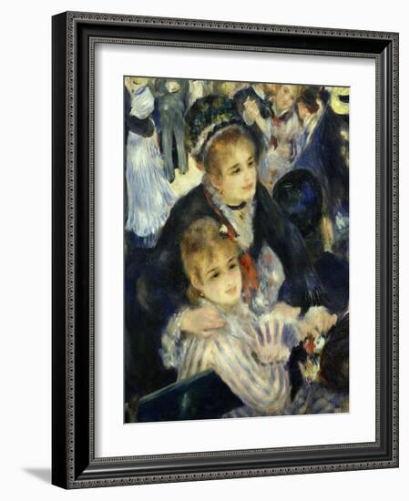 Smiling Women, from Bal Du Moulin De La Galette, Dance at Moulin De La Galette, Paris, 1876, Detail-Pierre-Auguste Renoir-Framed Giclee Print