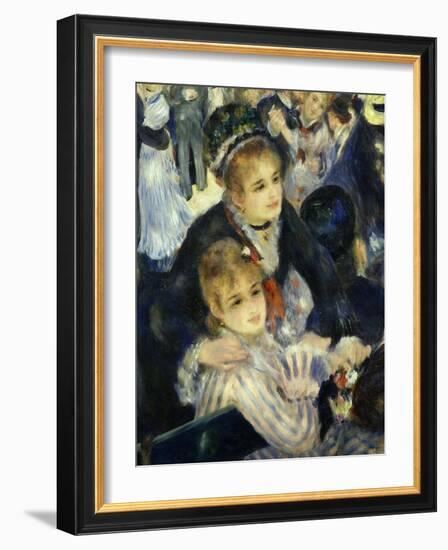 Smiling Women, from Bal Du Moulin De La Galette, Dance at Moulin De La Galette, Paris, 1876, Detail-Pierre-Auguste Renoir-Framed Giclee Print