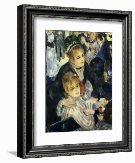 Smiling Women, from Bal Du Moulin De La Galette, Dance at Moulin De La Galette, Paris, 1876, Detail-Pierre-Auguste Renoir-Framed Giclee Print