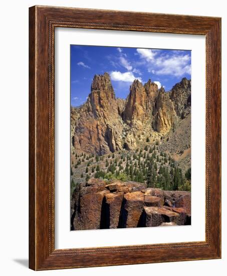 Smith Rock, Oregon-Steve Terrill-Framed Photographic Print