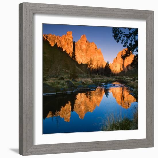 Smith Rock State Park-Ike Leahy-Framed Photographic Print