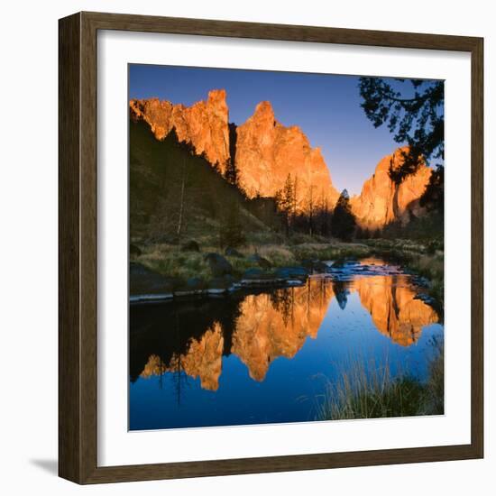 Smith Rock State Park-Ike Leahy-Framed Photographic Print