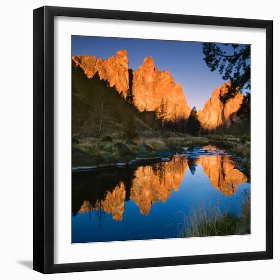 Smith Rock State Park-Ike Leahy-Framed Photographic Print