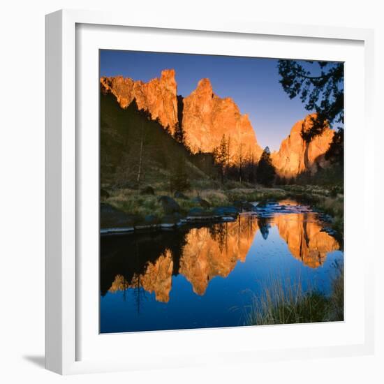 Smith Rock State Park-Ike Leahy-Framed Photographic Print