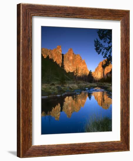 Smith Rock Vertical-Ike Leahy-Framed Photographic Print