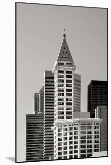 Smith Tower BW-Douglas Taylor-Mounted Photographic Print